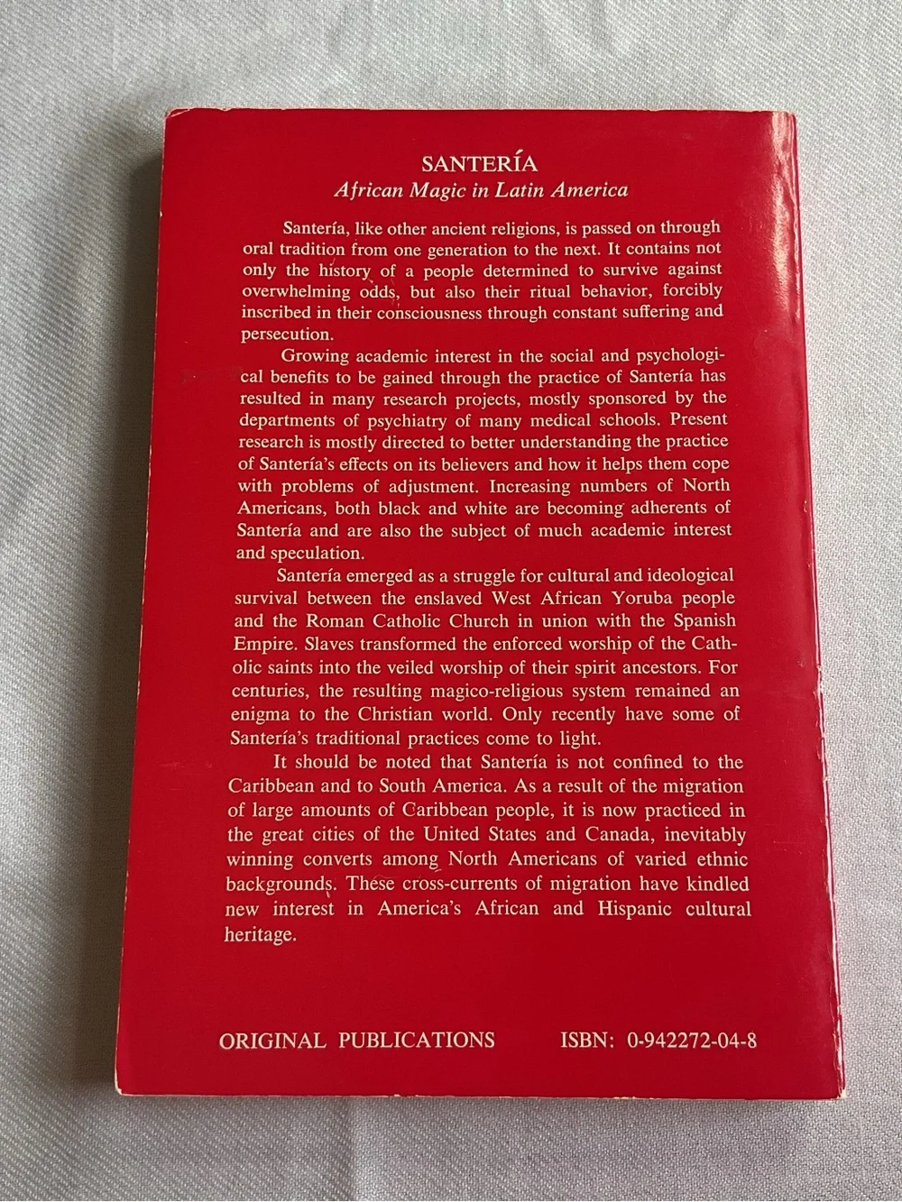 N/A santería african